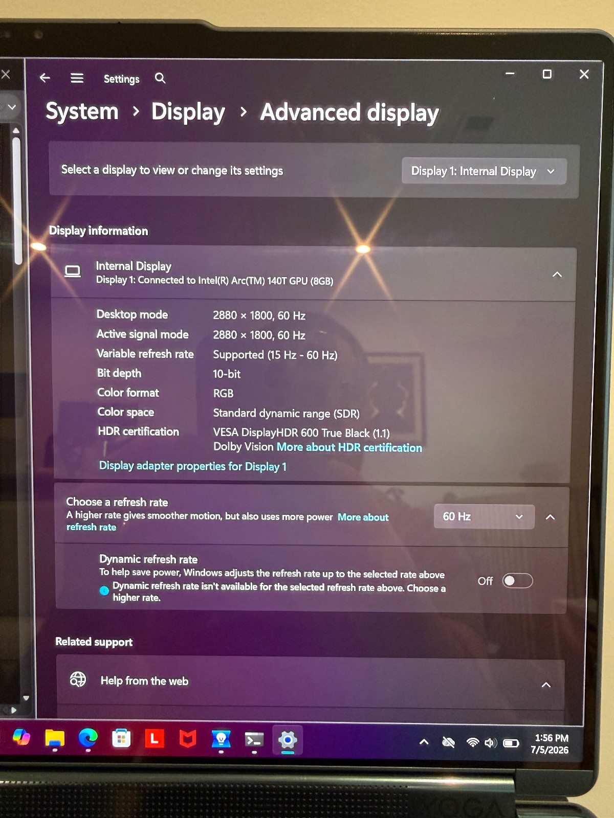 Lenovo Yoga Book 9i 14″ DUAL OLED 3K 16GB RAM Ultra 7 255H 1TB SSD Laptop D