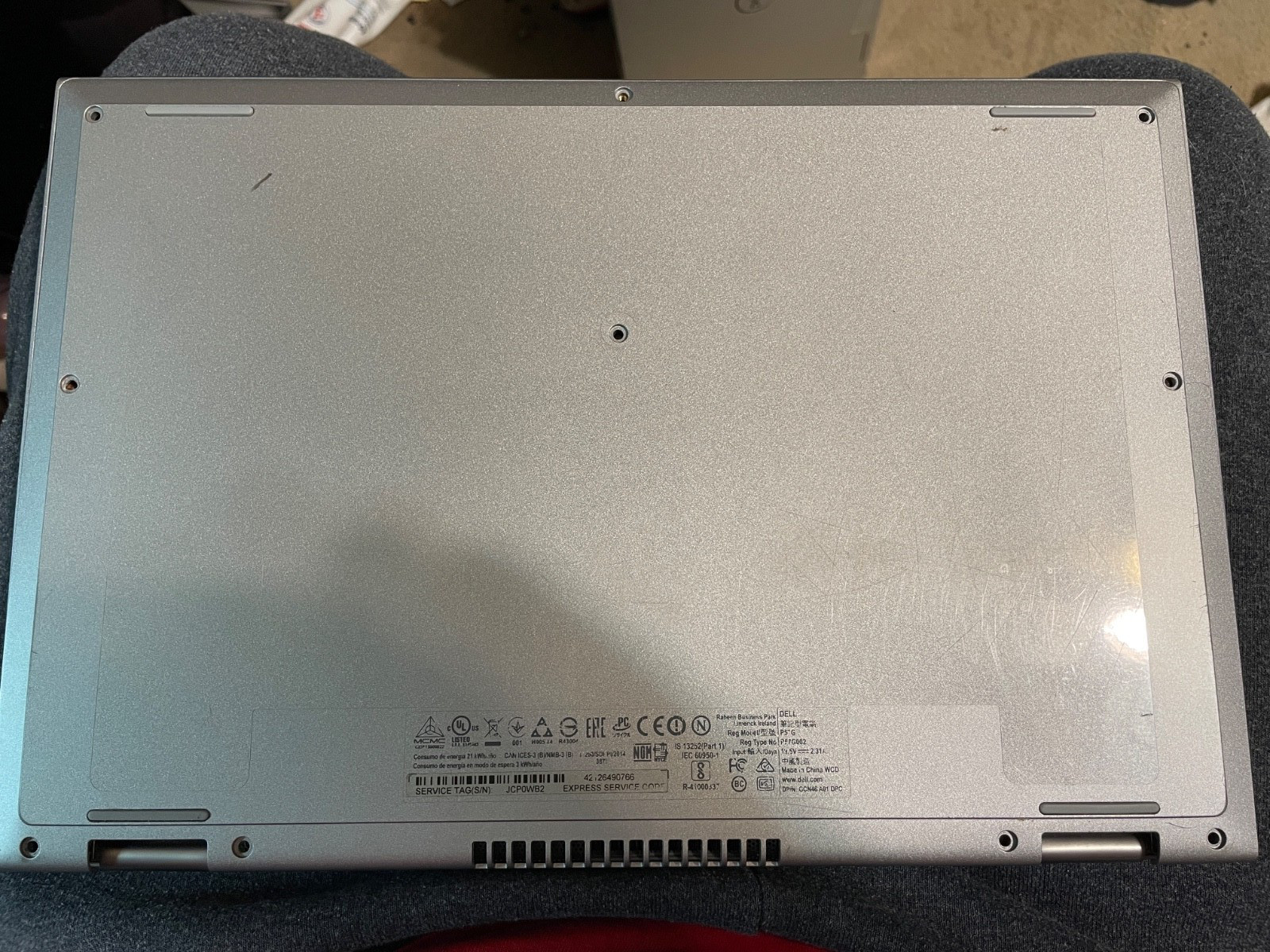 Dell Inspiron 13-7359 13.3′ Pentium R 2.1 ghz-4405u; NO RAM/HDD/OS/Charger