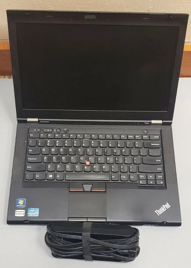 Thinkpad T430 i5-3360M 8GB 240GB SSD WebCam 1600×900 NVS 5400M Win10 Office 2019