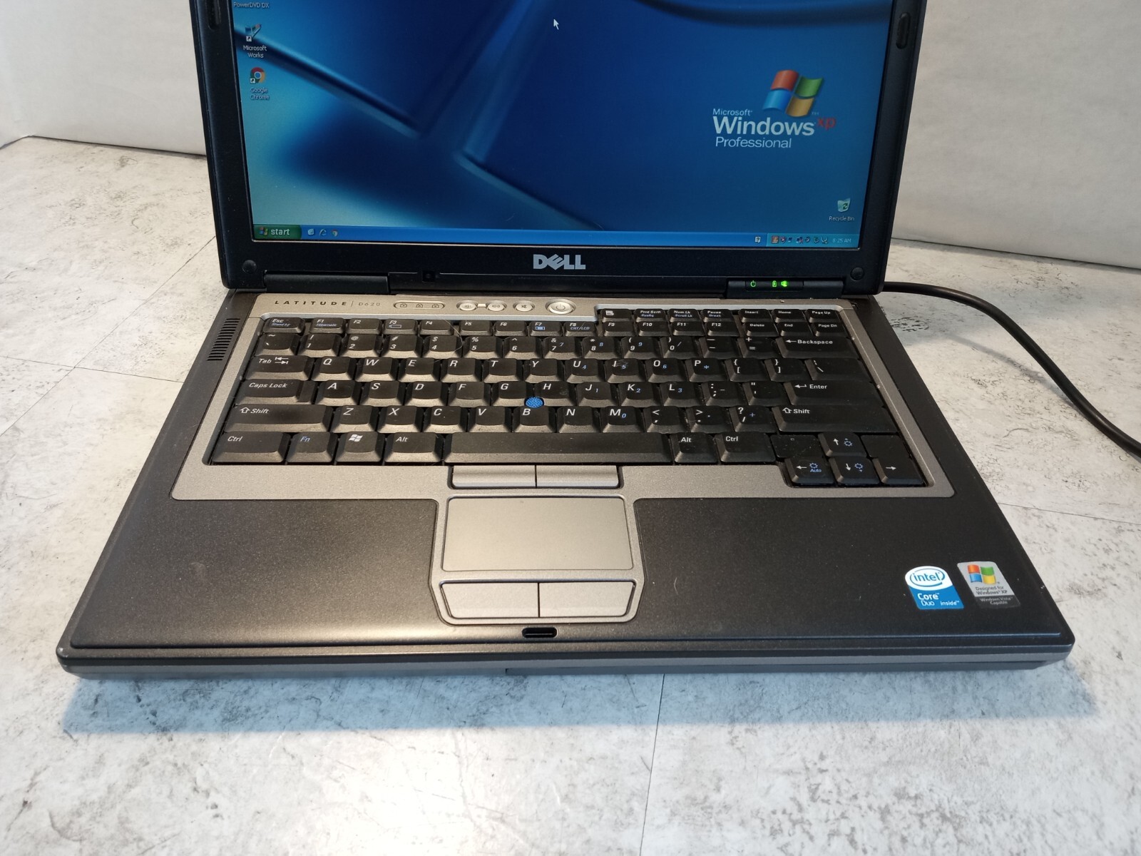 Dell Latitude 14″ Vintage Laptop -Intel CPU 2GB RAM 80GB HDD Windows XP WiFi -RR