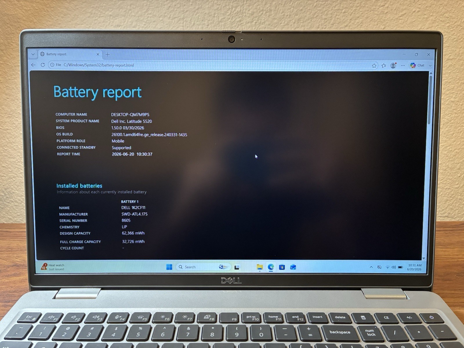 Dell Latitude 5520 Laptop i7-1185G7 16GB RAM 512GB SSD 15.6” FHD WIN 11 W/AC!