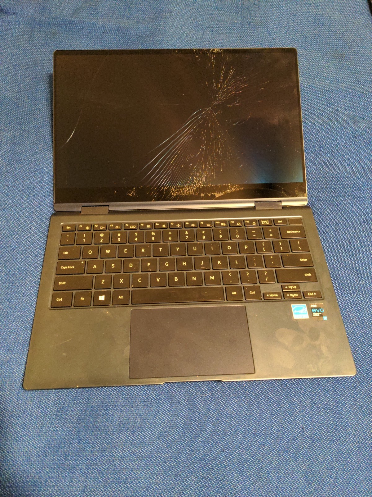 Samsung Galaxybook Pro 360 np930QDB I7-1165G7 UNKOWN RAM NO HD FOR PARTS