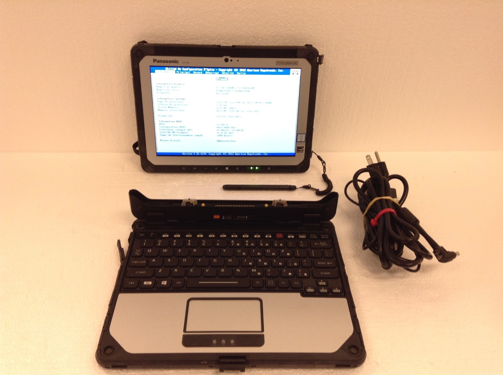 Panasonic Toughbook CF-20 MK1 Touch Laptop m5-6Y57 1.10GHz w/ 8GB, 128GB SSD