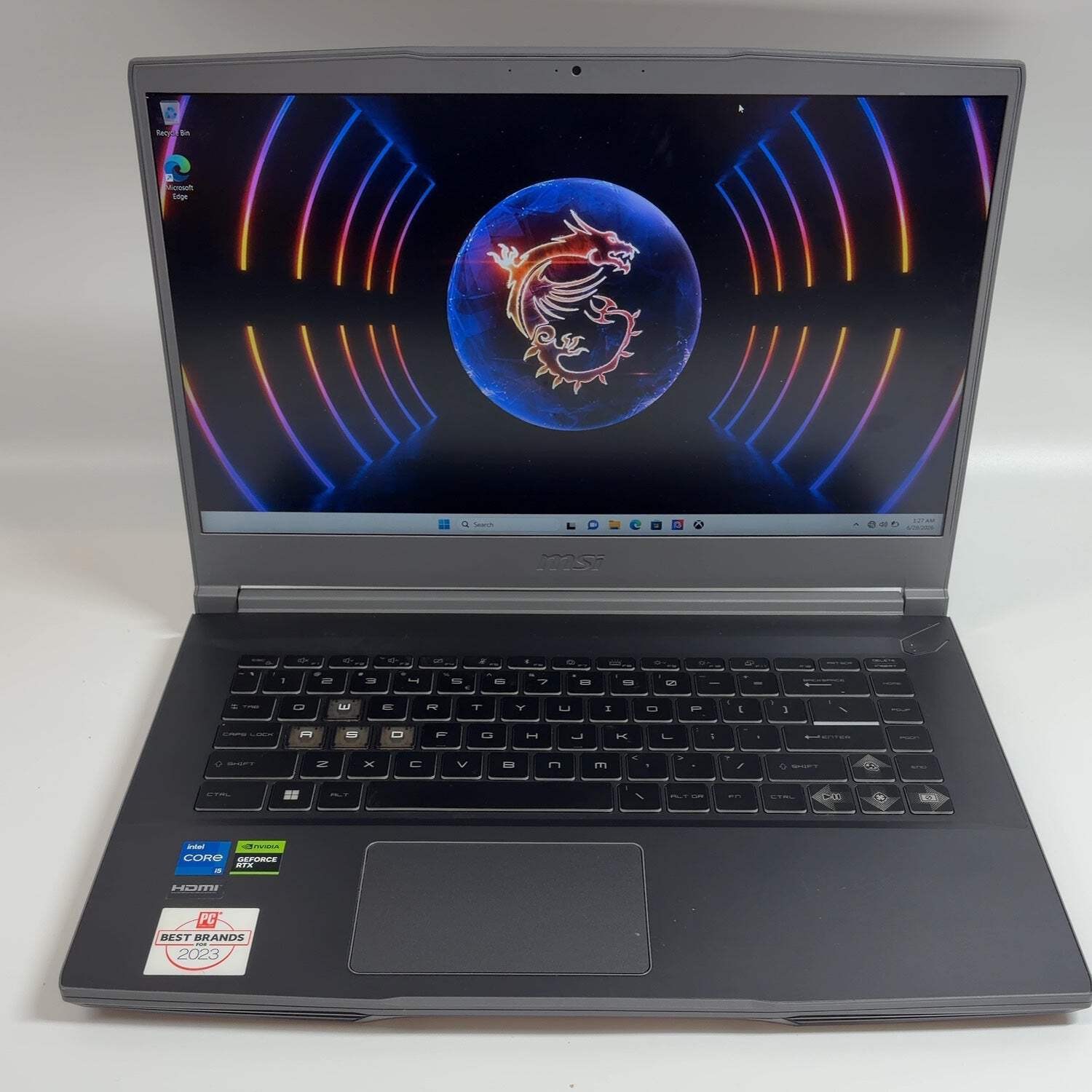 MSI Thin 15 B13VE 15.6″ i5-13420H 2.1GHz 16GB RAM GeForce RTX 4050 READ