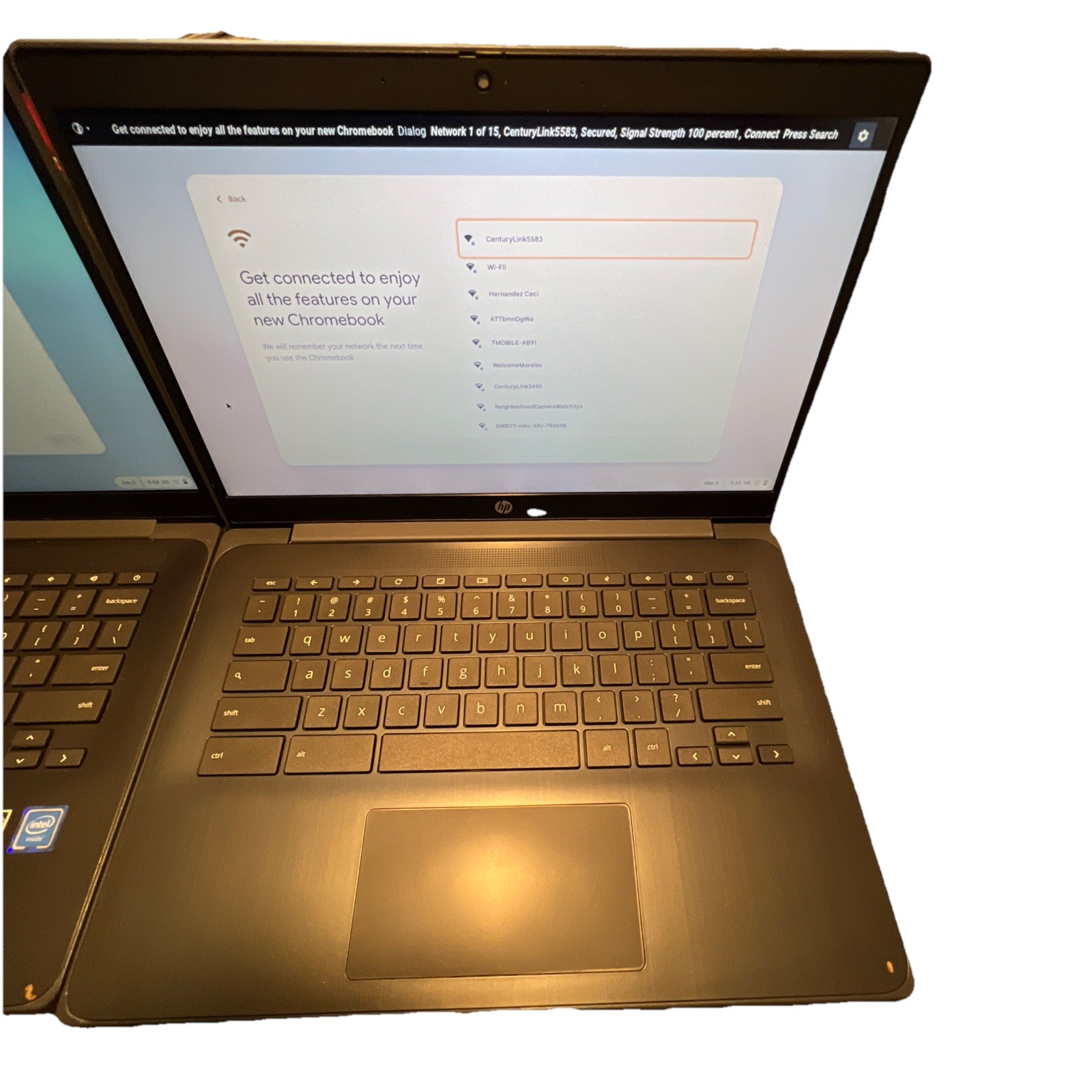 2 HP 14 G6 Chromebook 14″inch. 4 GB RAM 32 GB SSD Very Good Ac Adapters #1