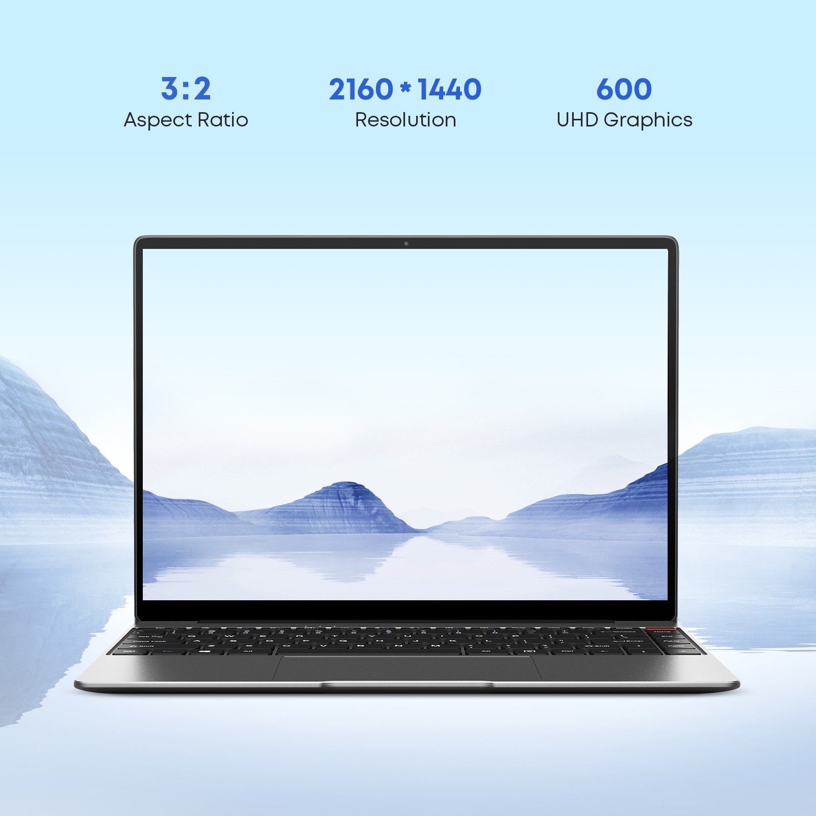 CHUWI GemiBook Pro 14.1″ Laptop Intel J4125 12GB+256GB SSD Backlit Keyboard