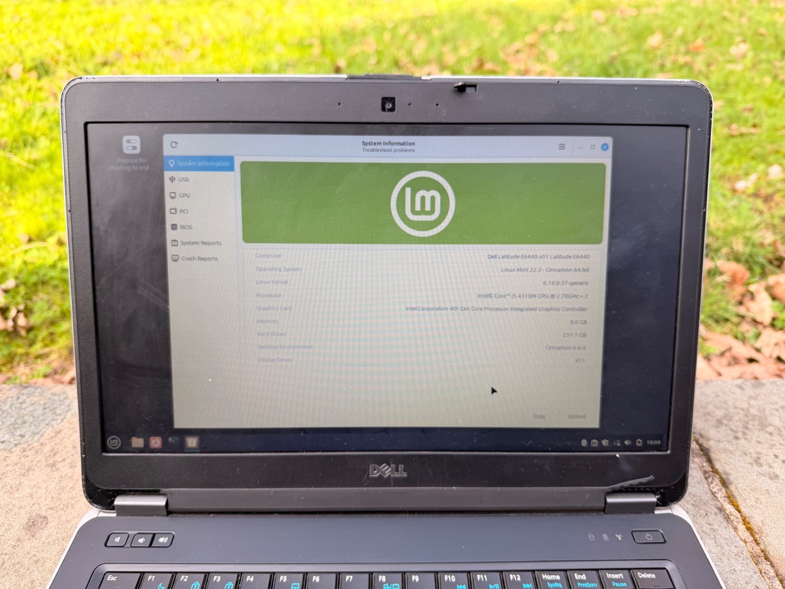 Dell Latitude E6440 14″ Laptop i5-4310M 8GB RAM 250GB SSD MISSING KEY