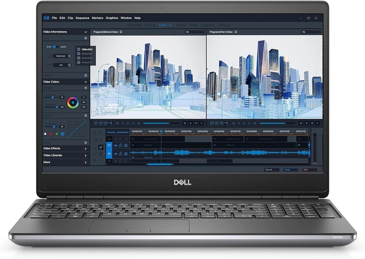 Dell Precision 7560 Workstation 15.6″ i7-11850H 64GB RAM 1TB SSD A2000, Good