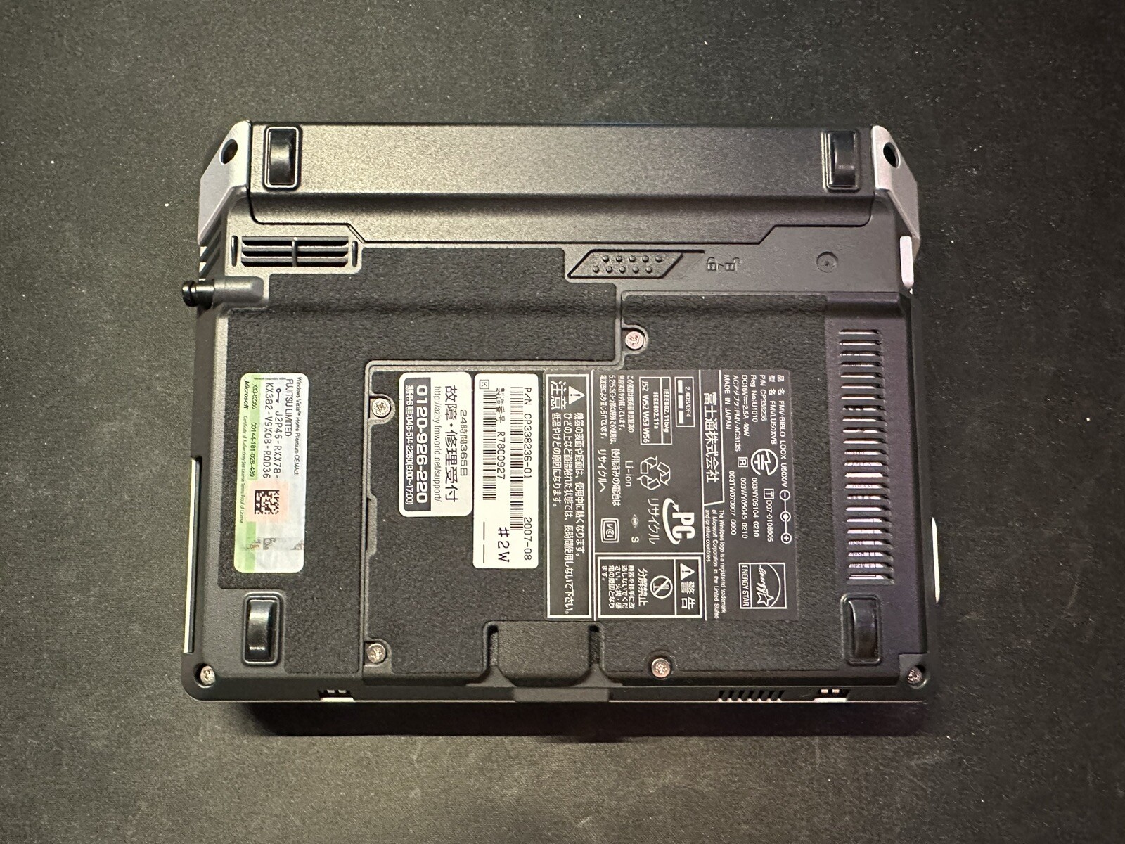 [Collectable] Fujitsu LOOX U50X/V UMPC A110/1GB/128GB SSD Mod/ VISTA Like New