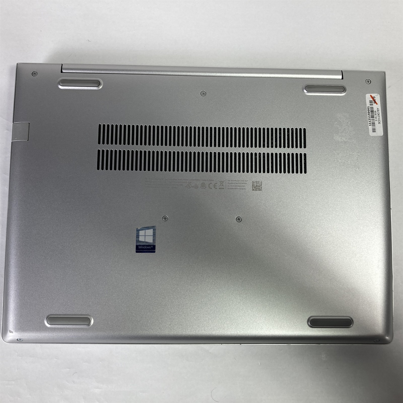 HP ProBook 445 G7 14″ Laptop Ryzen 5 4500U 2.3GHz 16GB 512GB NVMe SSD – No OS