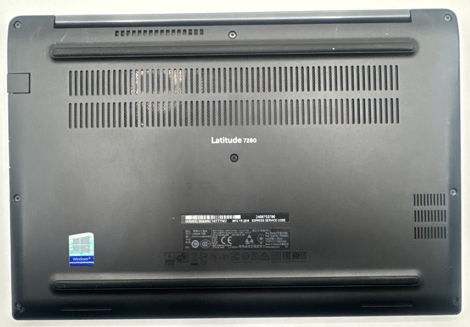 Dell Latitude 7280 12.5″ FHD i5-7300U 2.6GHz 16GB RAM 256GB SSD Windows 11 Pro ~