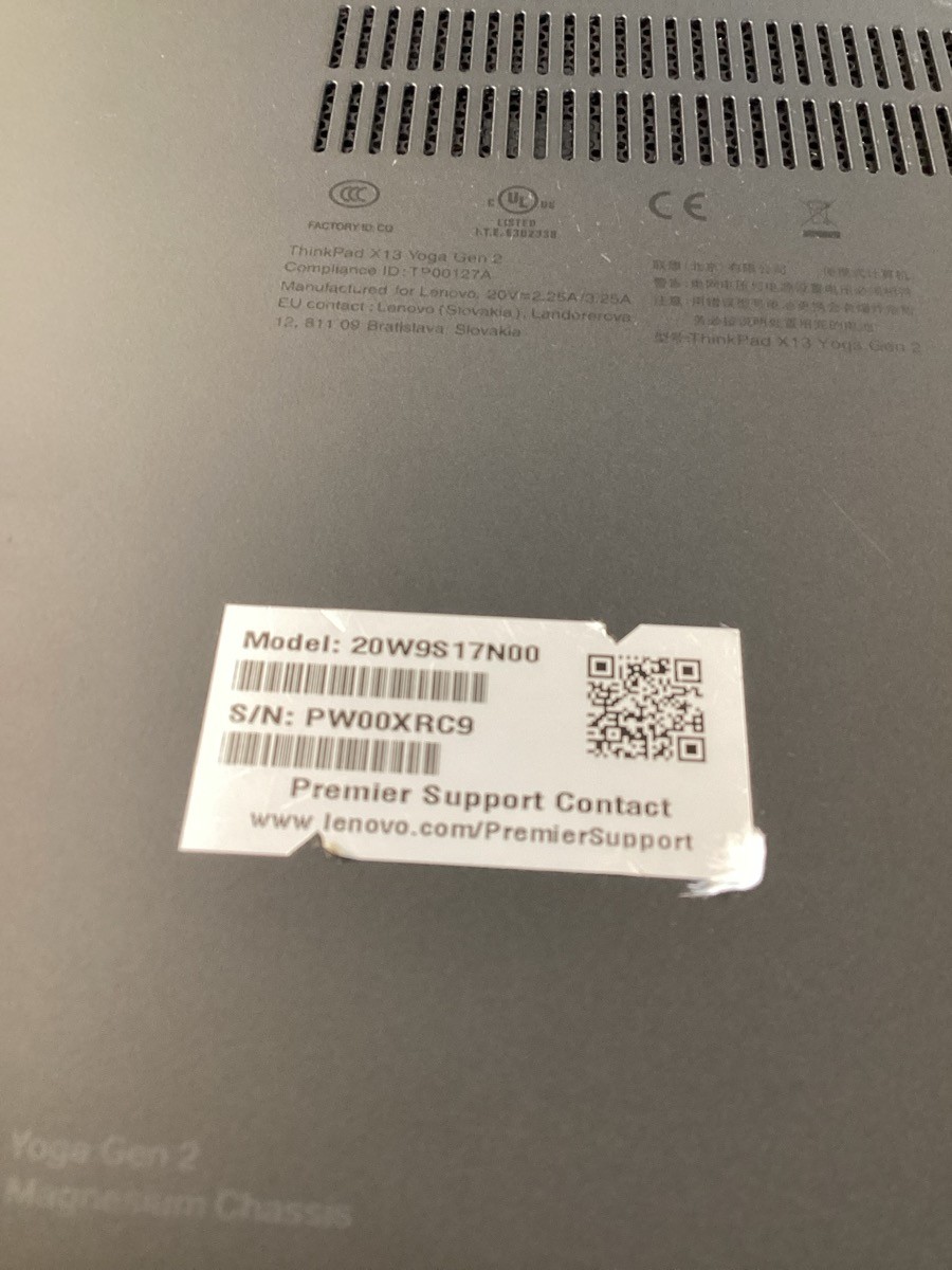 LENOVO X13 YOGA (SPC023439)