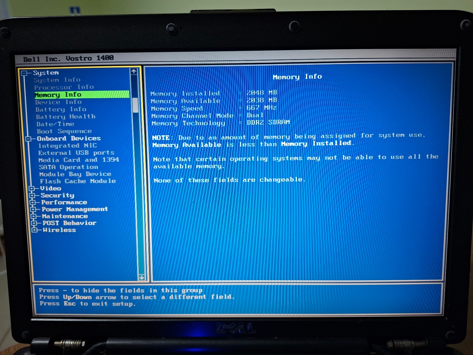 Dell Vostro 1400 Laptop Notebook 14.1″ 2GB 120GB SSD Windows XP Office Charger