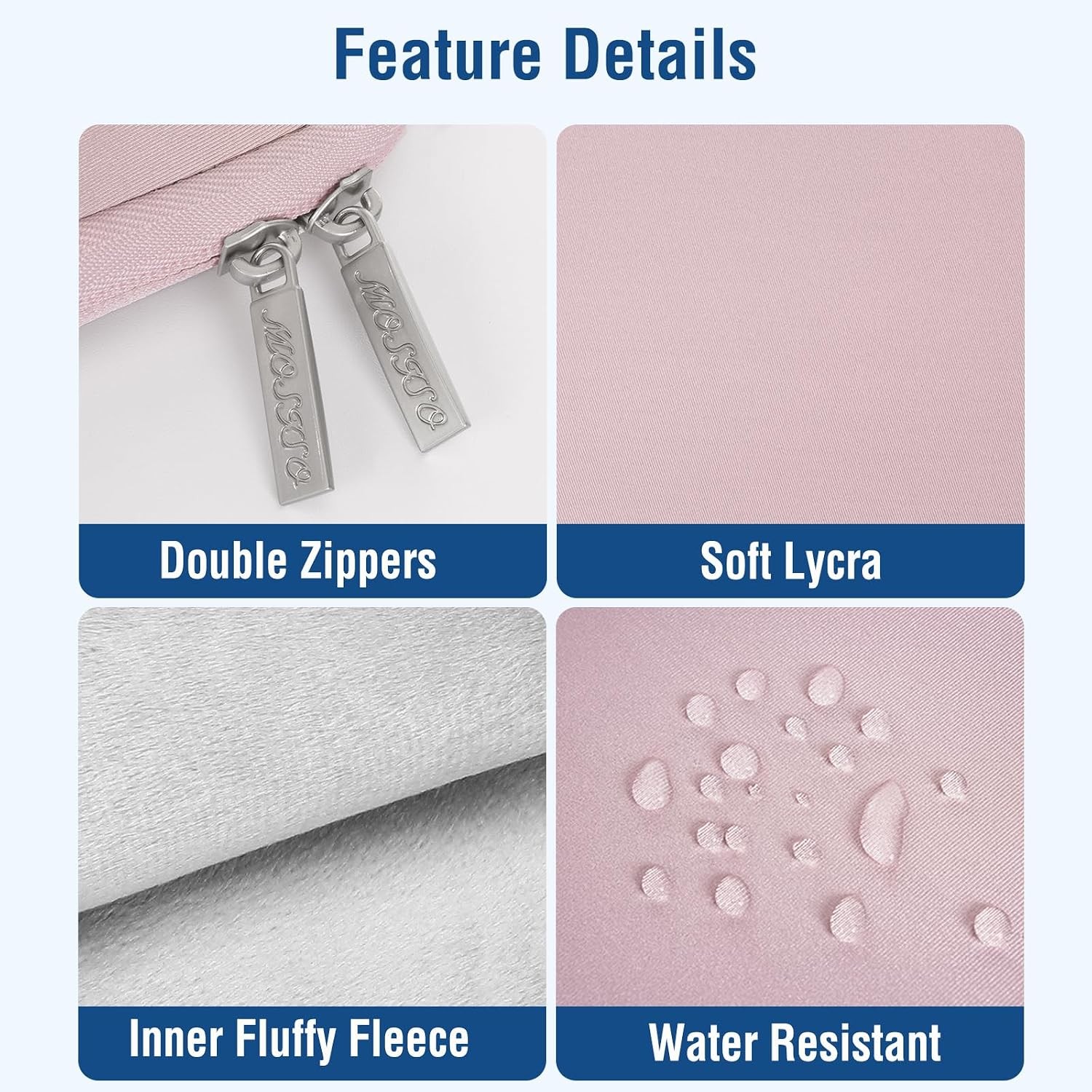 15-Inch Neoprene Laptop Sleeve Bag for MacBook Air M5 A3448 M4 A3241 M3 A3114