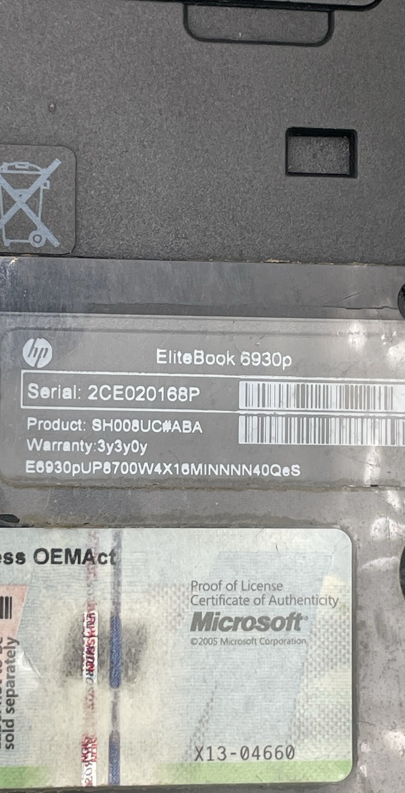 HP EliteBook 6930p & Pavilion 2011–2013 For Parts Or Repair Lot Of 2