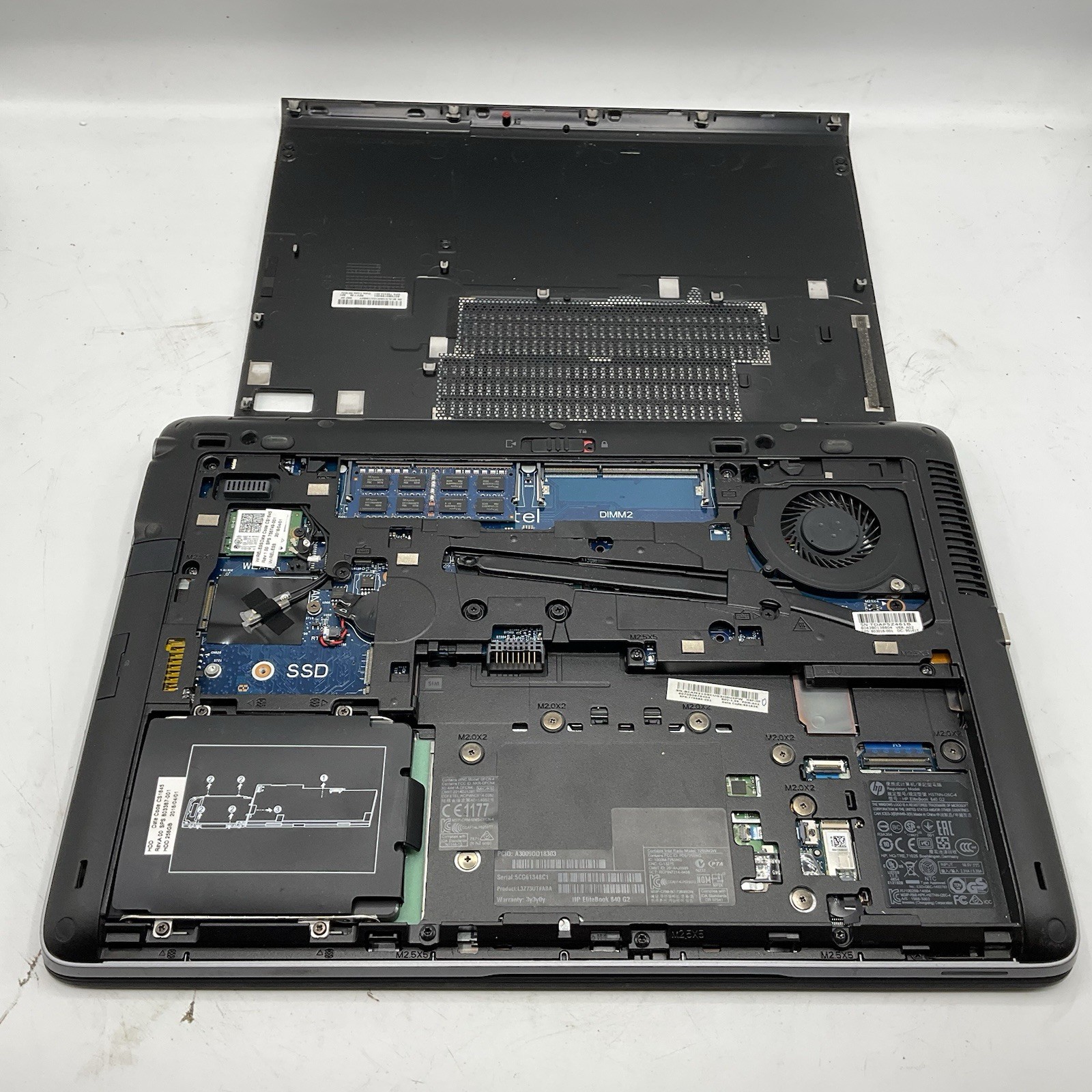 HP EliteBook 840 G2 14″ Laptop Intel Core i5-5300U 8GB Ram 256GB SSD W10 No Bat