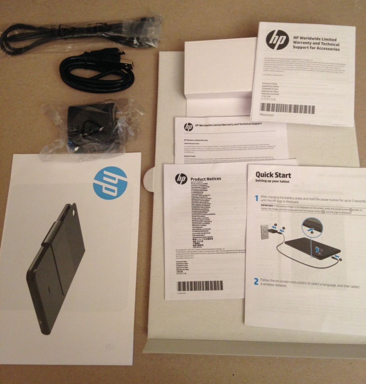 HP 10 G2 10.1in Android 5.0 Lollipop Tablet – 1GB RAM, 16GB W/NEW CASE