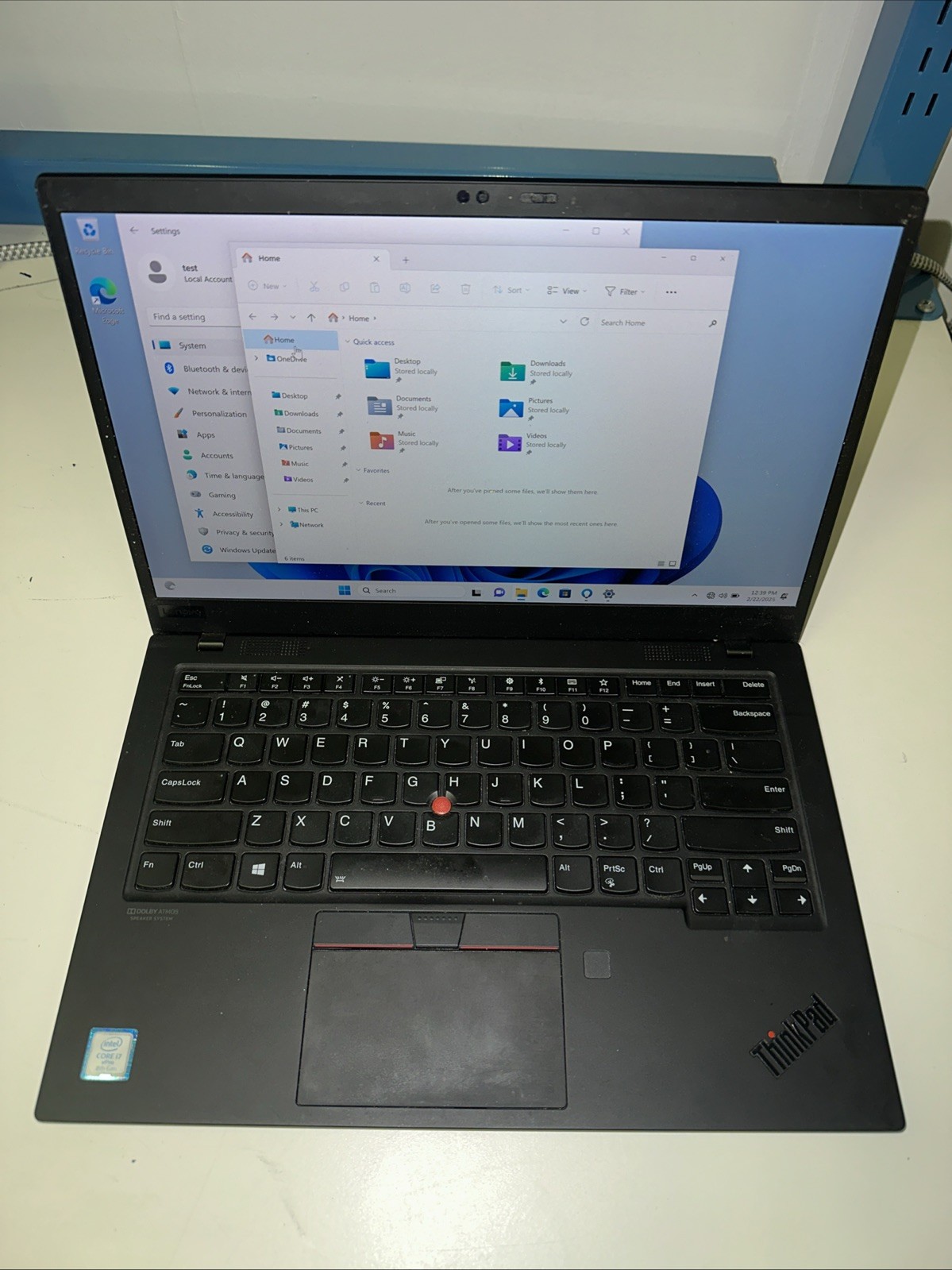 🚀 Lenovo ThinkPad X1 Carbon 7th Gen 14″ i7-8665U 16GB RAM 512GB SSD