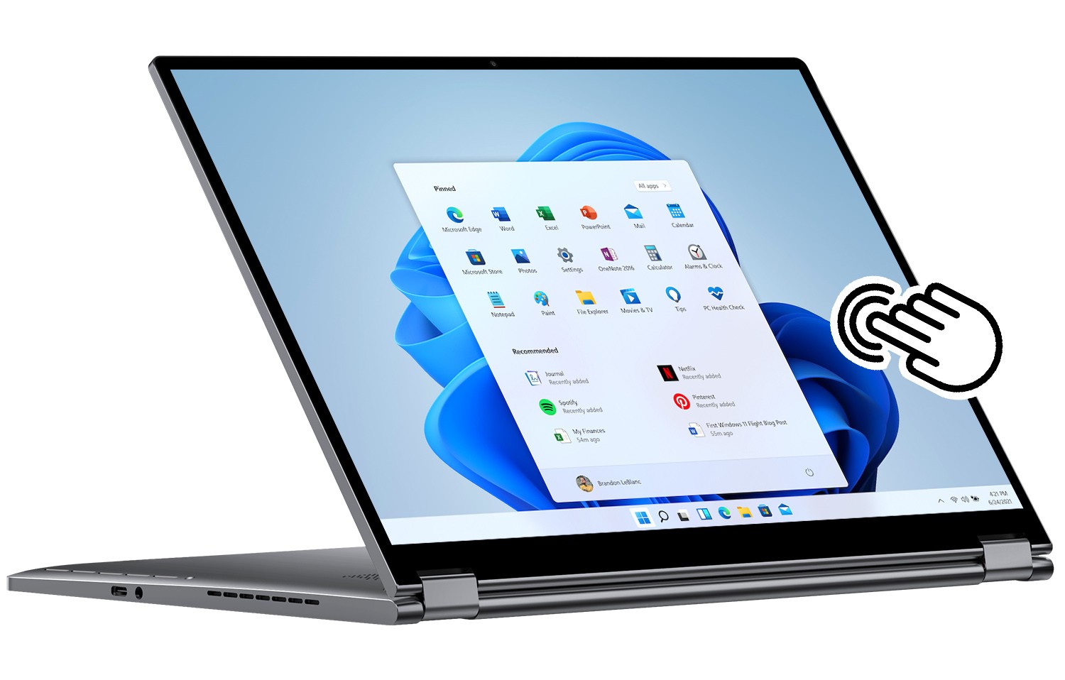 CHUWI FreeBook 13.5” Touchscreen Laptop – Intel N5100 360° Win 11 PC 12G 512G