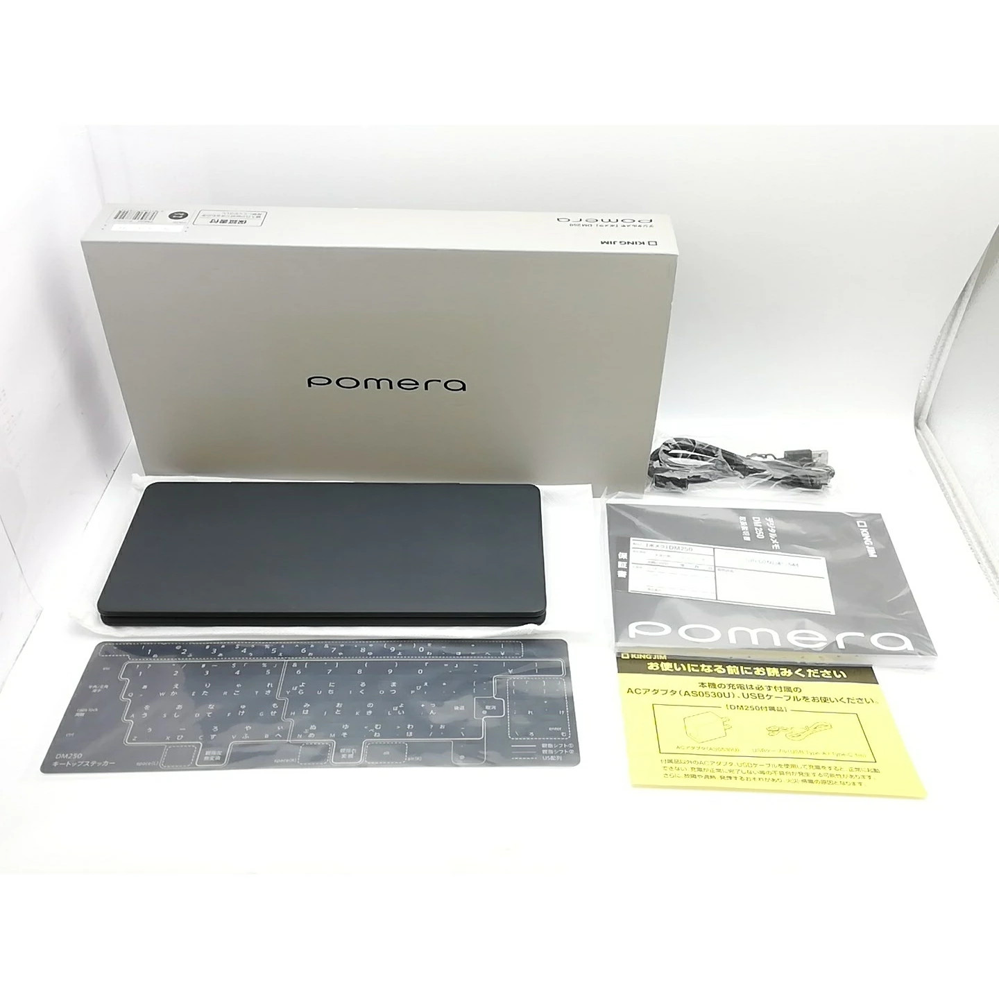KING JIM Pomera DM250 Digital Memo Pad Screen Scratches Used