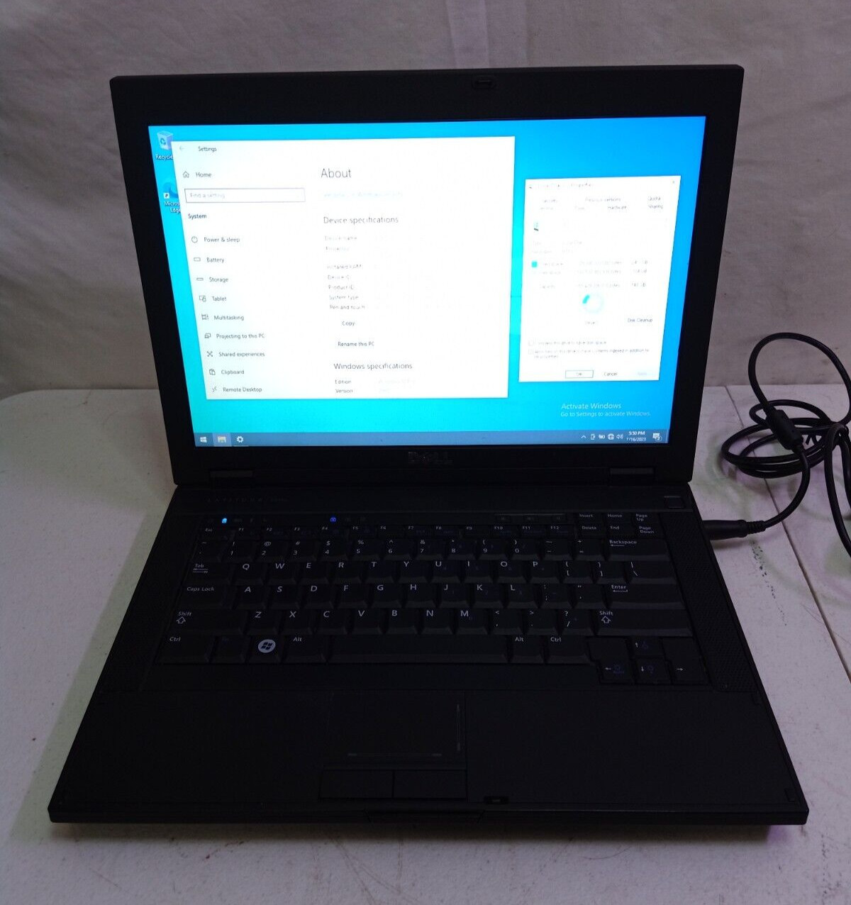 Dell Latitude E5400 Laptop Intel Core 2 Duo P8700 2.53GHz 4GB RAM 160GB HDD Wn10