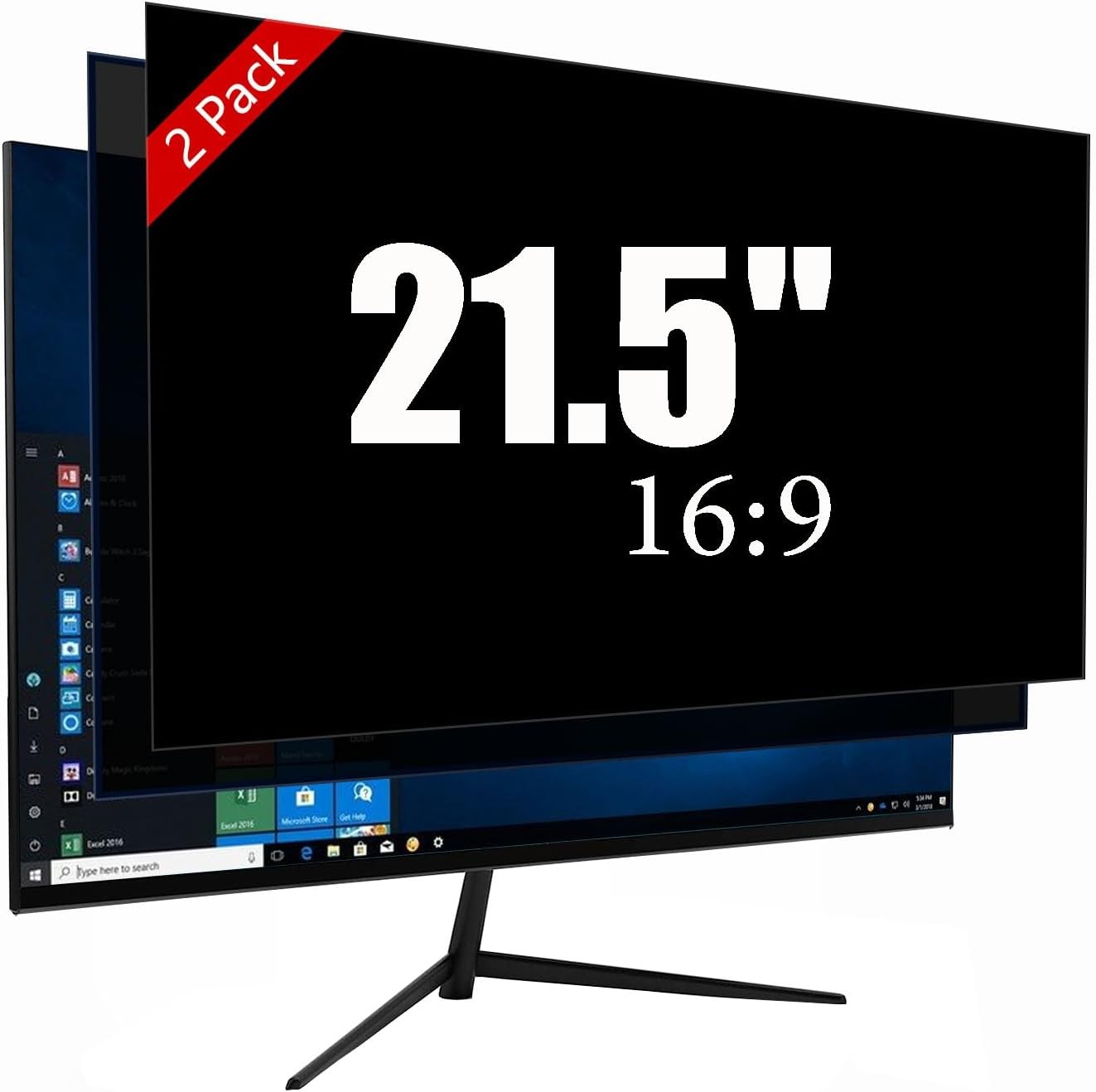 Privacy Screen Protector for 21.5 Inch Monitor – Anti-Scratch, Anti-Glare Filter