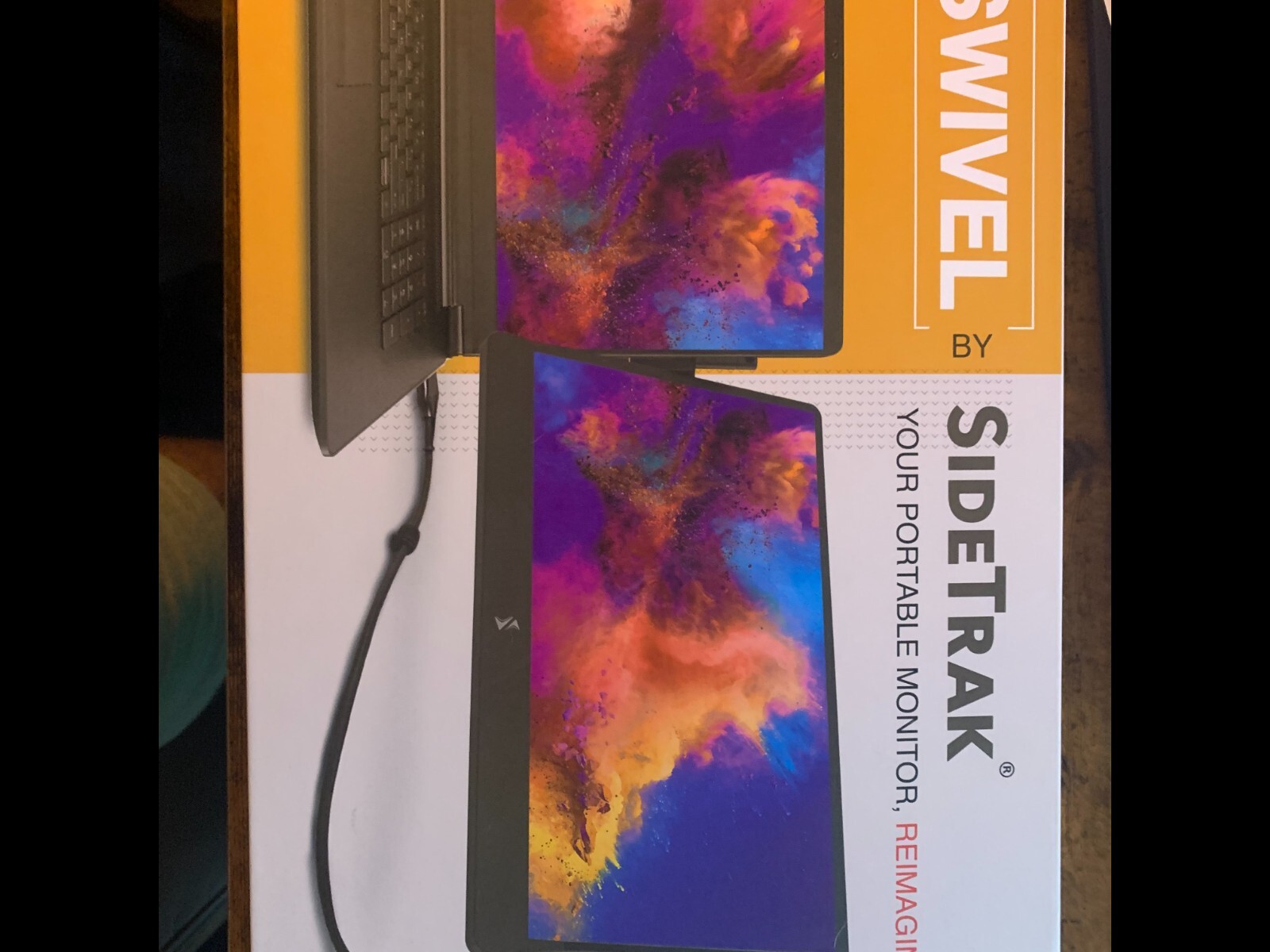 ASUS TUF F15 15.6″ Gaming Laptop with SideTrak 14″ Attachable Dual Monitor