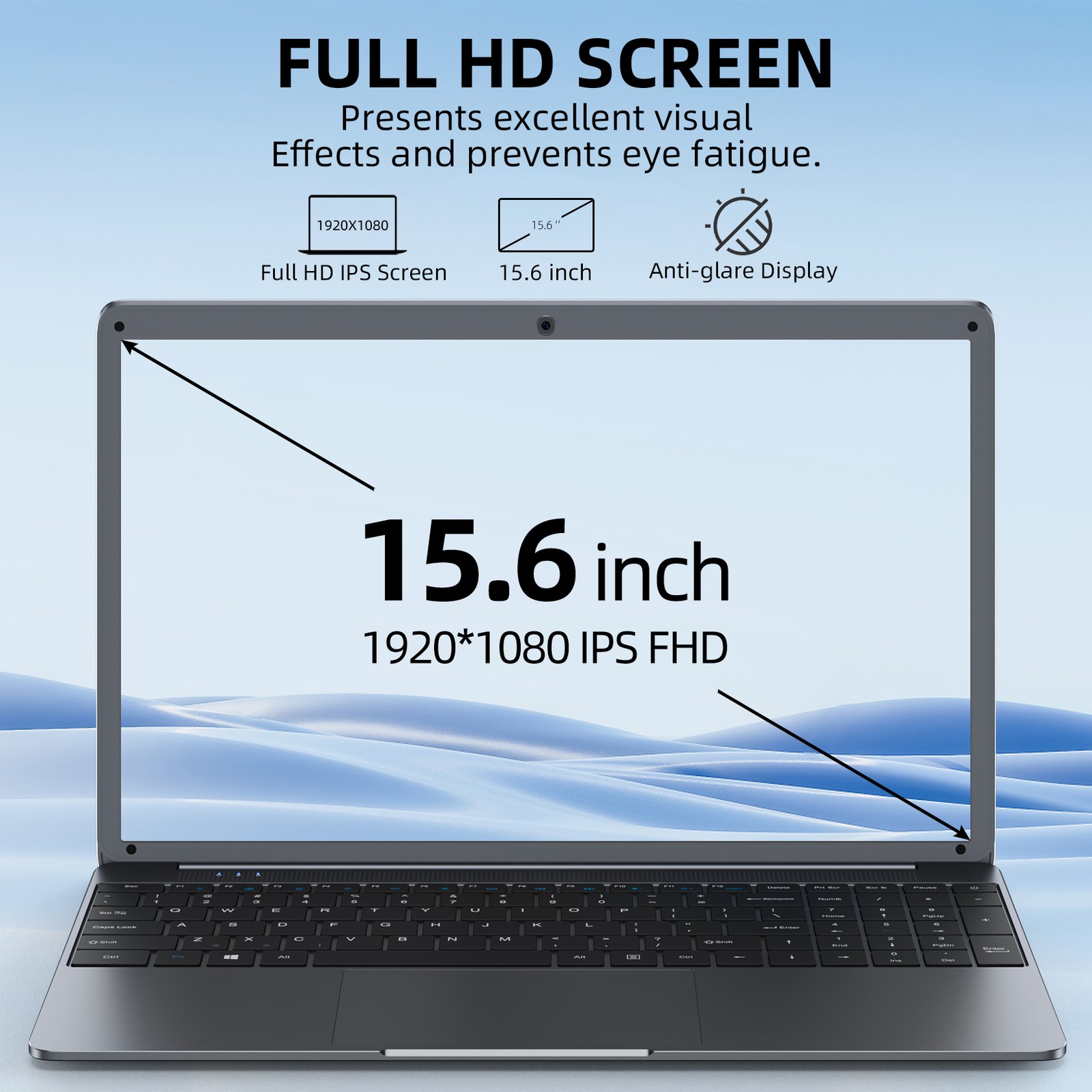 NEW SGIN 15.6″ Full HD Laptop Intel N5095 24GB RAM 512GB SSD 7000mAh Windows 11