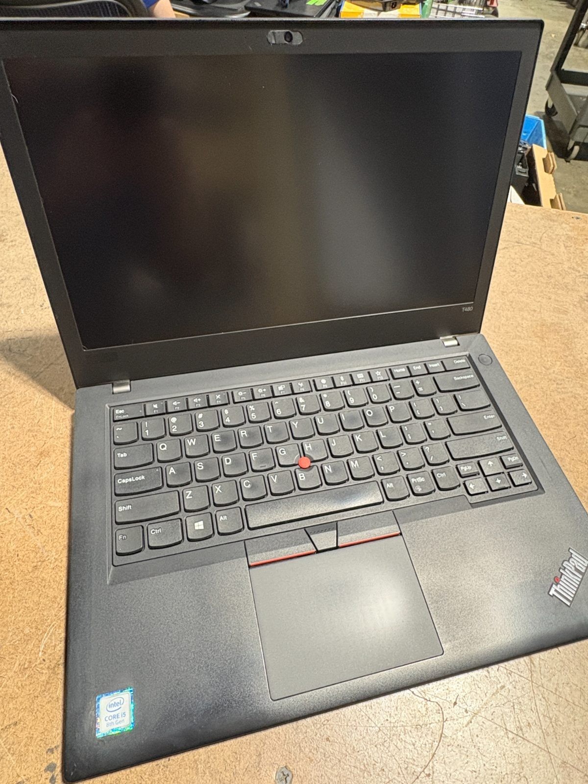 Lenovo ThinkPad T480 14″ i5-8250U 8GB RAM 256GB SSD No Charger/OS