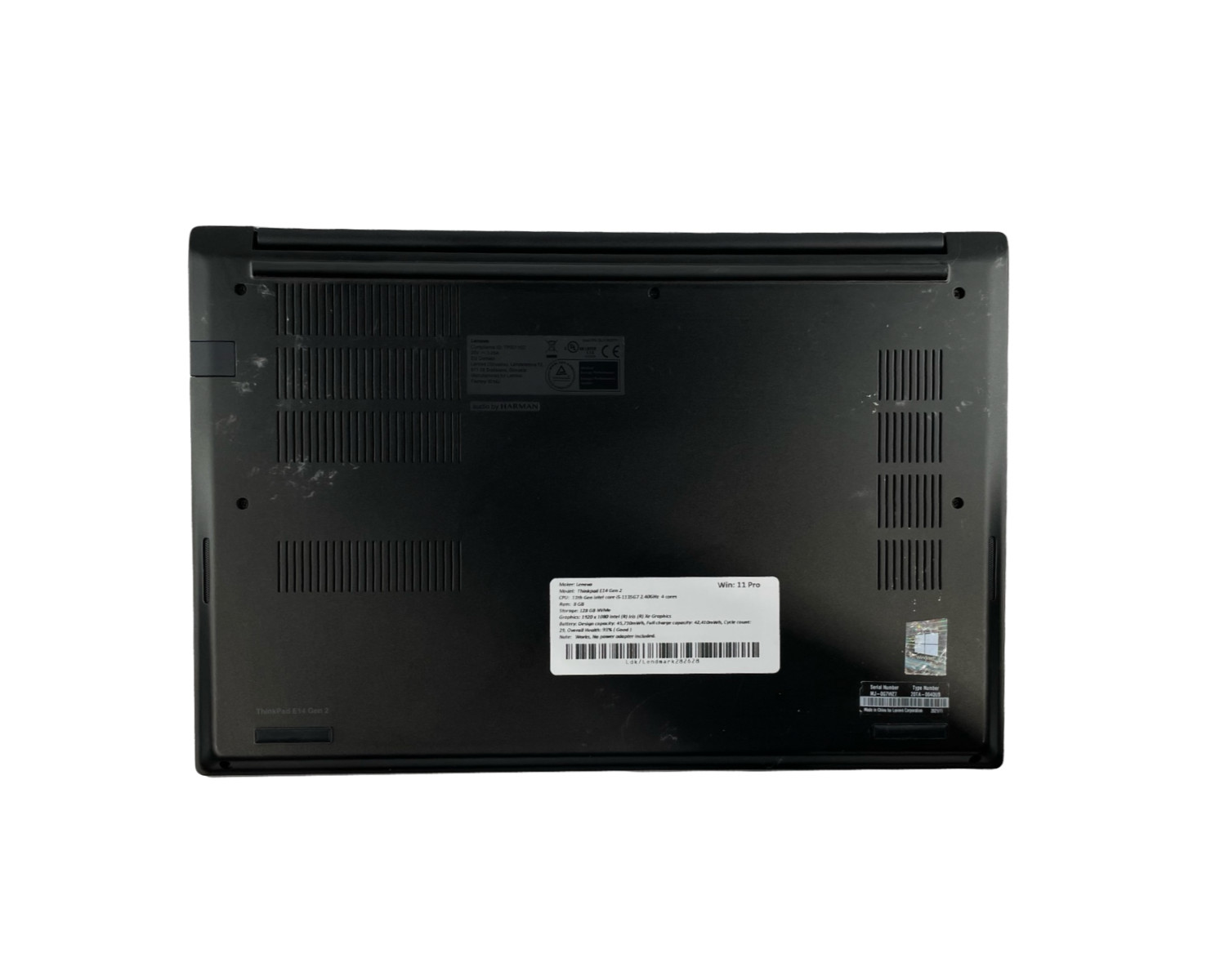 Lenovo ThinkPad E14 Gen 2 – Core i5 1135G7 2.4GHz 8GB 128GB, WIN11P, W/OUT AC