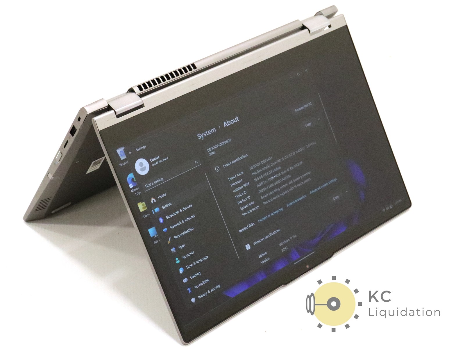 Lenovo ThinkBook 14s Yoga ITL Touch i5-1135G7 16GB 512GB NVMe Win11Pro French KB