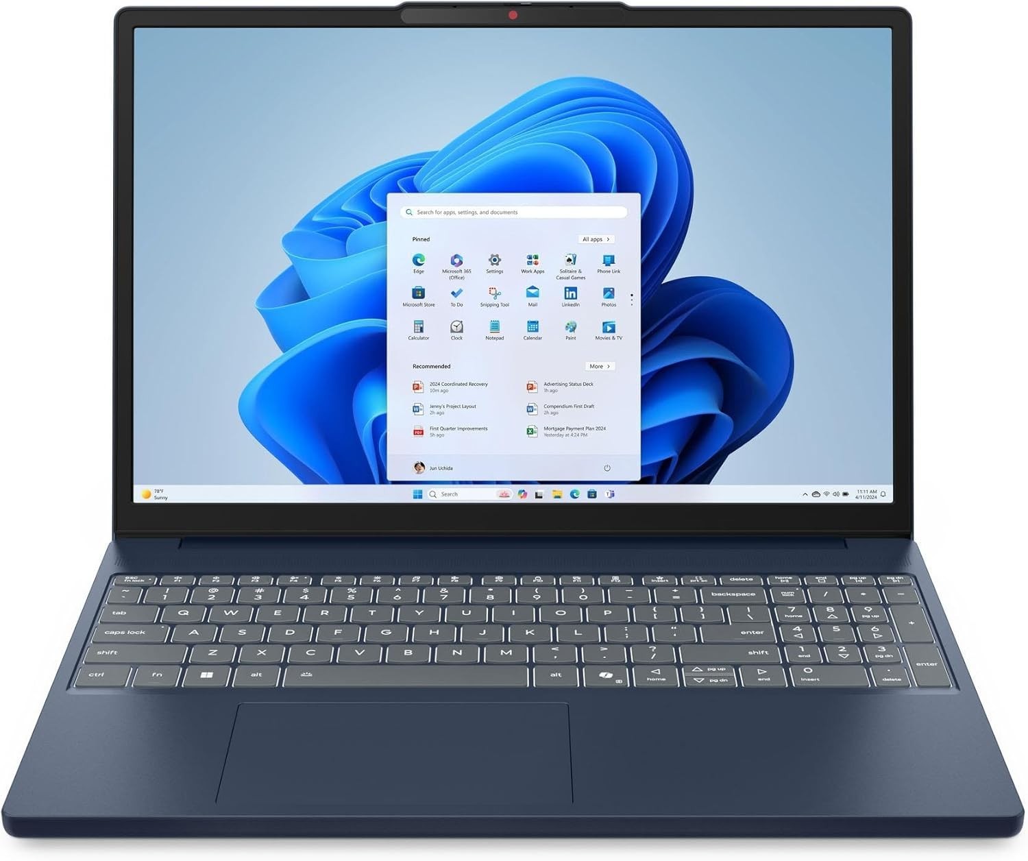 Lenovo IdeaPad Slim 3 15.3″ IPS Touch Laptop AMD Ryzen 5 8540U 8GB RAM 256GB SSD