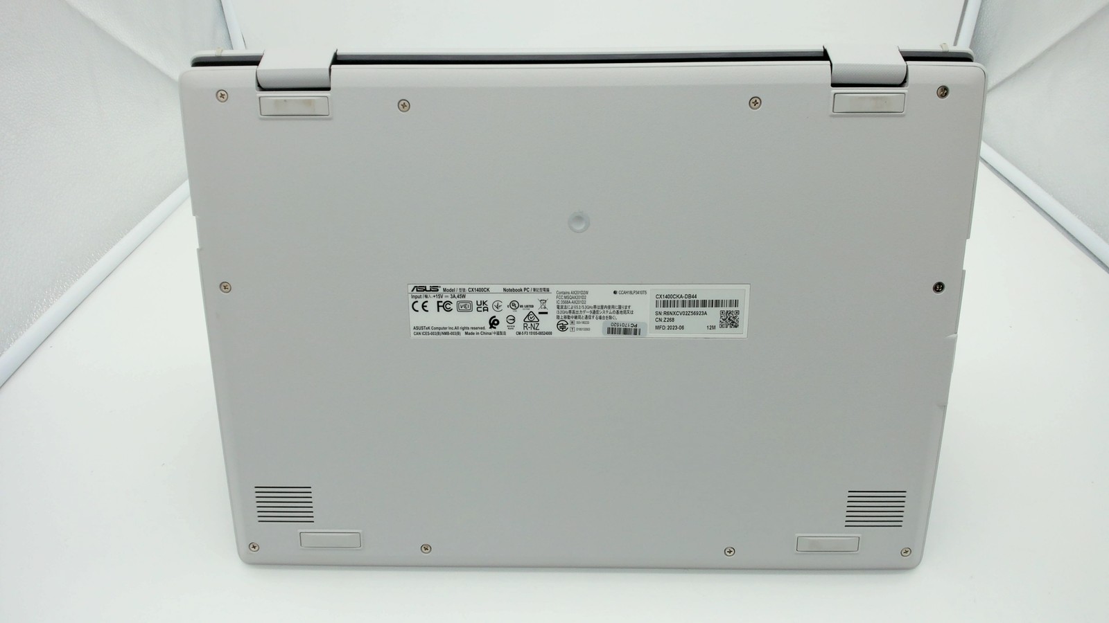 Asus Chromebook CX1 14″ Intel Celeron N4500 4GB 64GB CX1400CKA-DB44 PC1701520