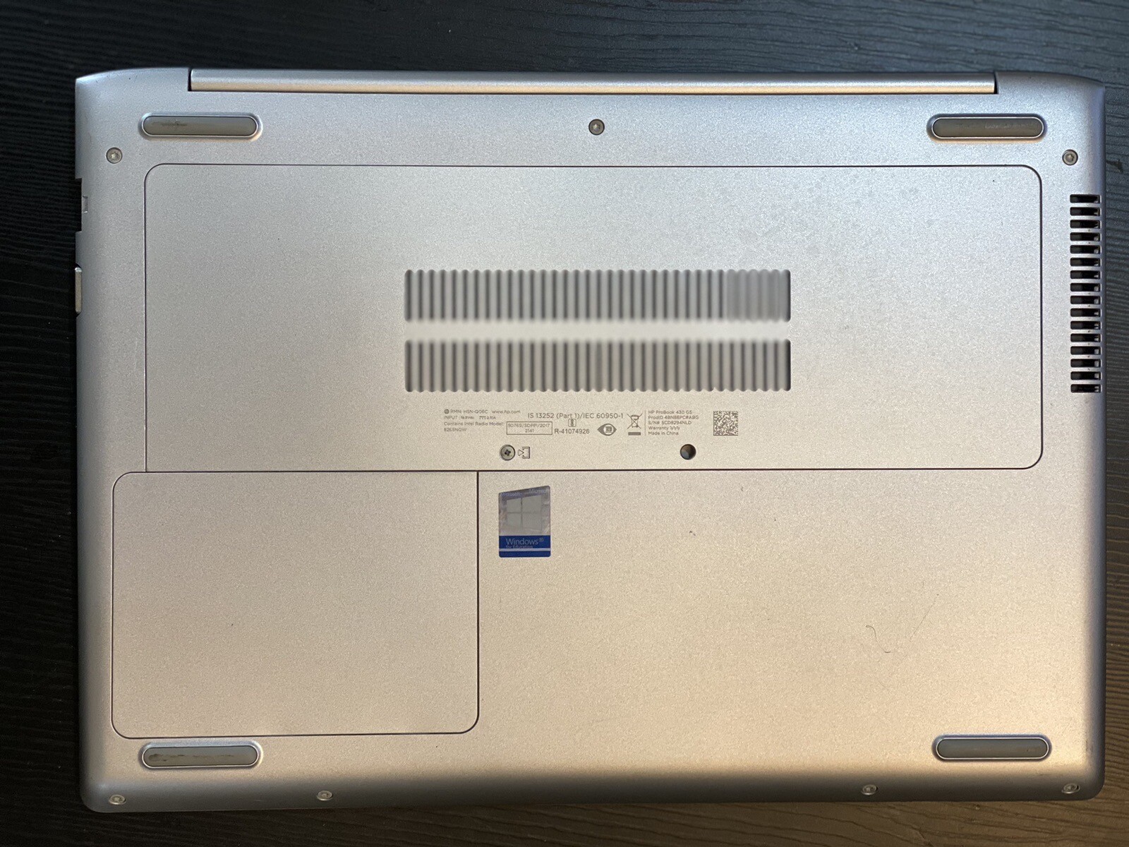 HP ProBook 430 G5 Laptop i3-7100U|2.40GHz| 8GBRAM| 512GBSSD HDMI Win10Pro| 13.3″
