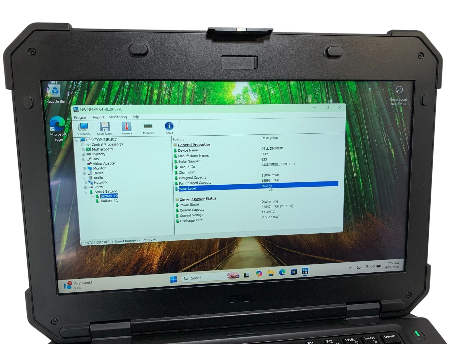 Dell Latitude 7424 Rugged Extreme – Core i5-8350U 16GB RAM 1TB NVMe Win11 Pro