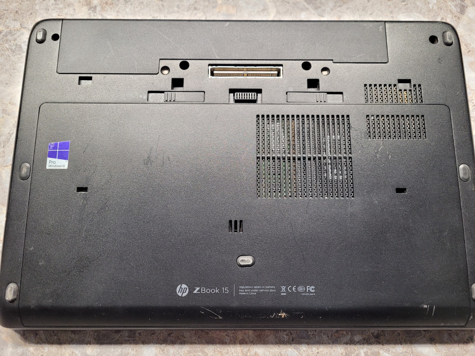 HP ZBook 15 i7-4700MQ 2.40GHZ 12GB Ram Laptop [NO OS] READ- bios locked