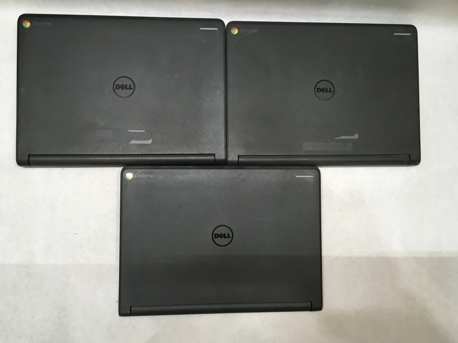 Dell Chromebook 11 3120 Lot of 6 Celeron 4 GB Ram 16 GB Storage Minor Issues- FT