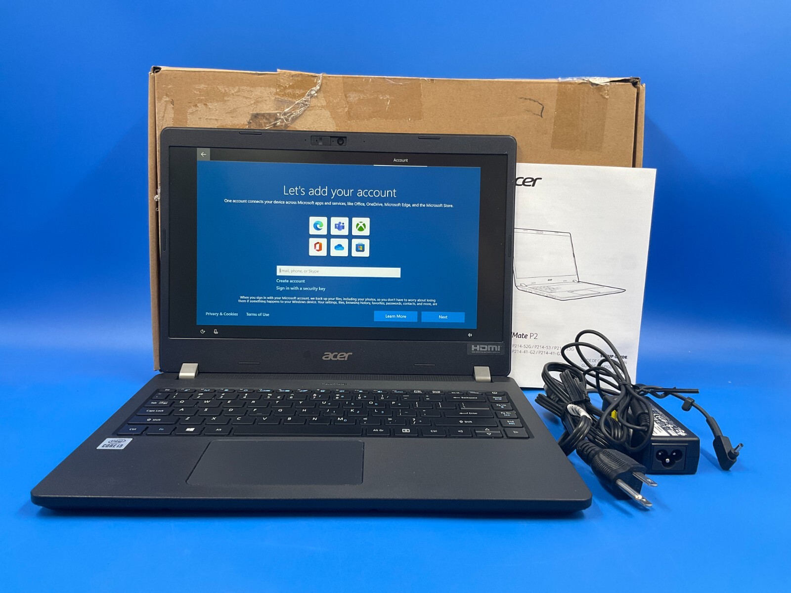 Acer TravelMate P214 i3-10110U 8GB 256GB WiFiAX 15.6F W10H NX.VLMAA.002