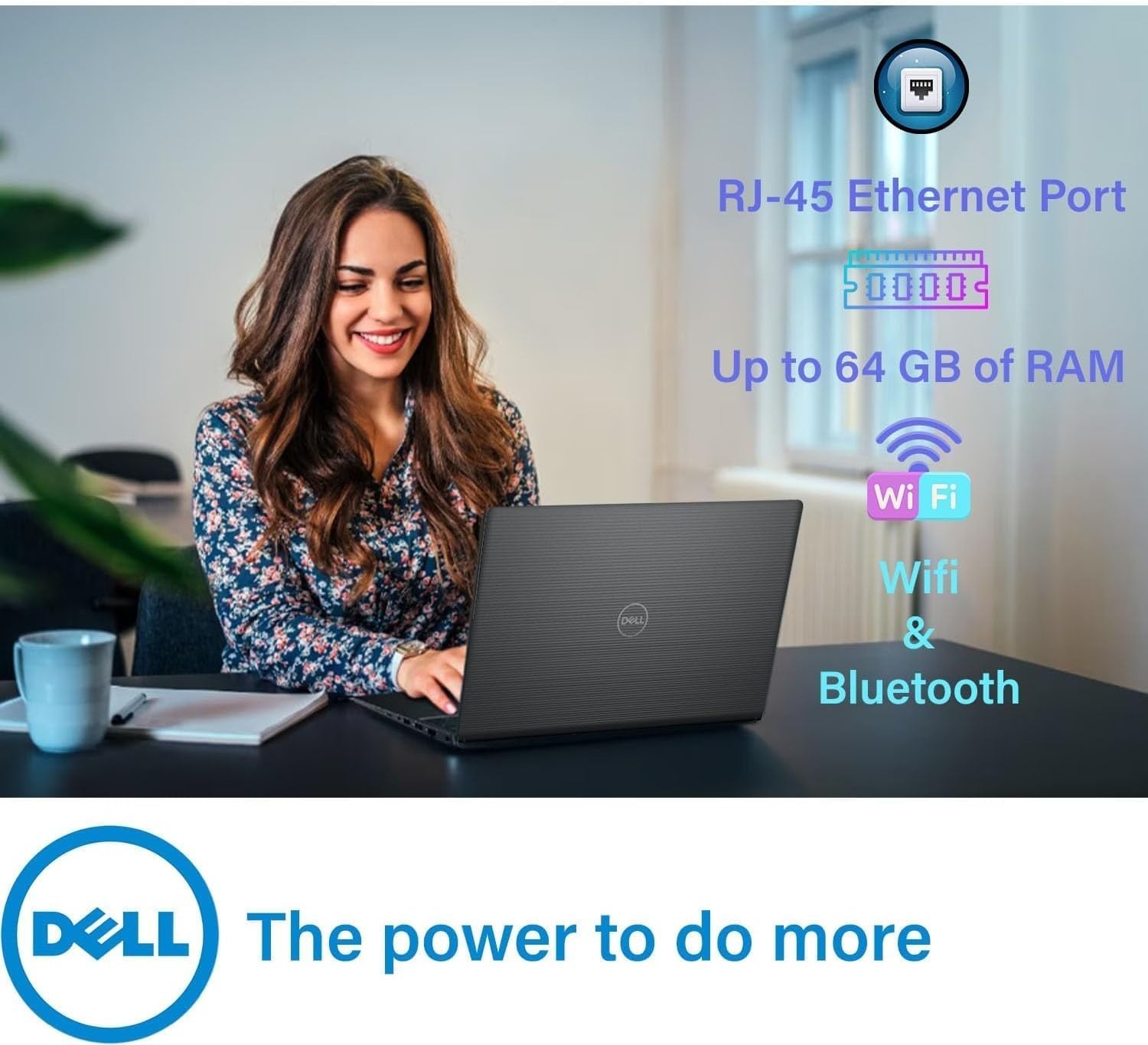 Dell 15.6″ Laptop Computer – Intel 6 Core 32GB RAM, 1TB PCIe SSD, 120Hz FHD Win