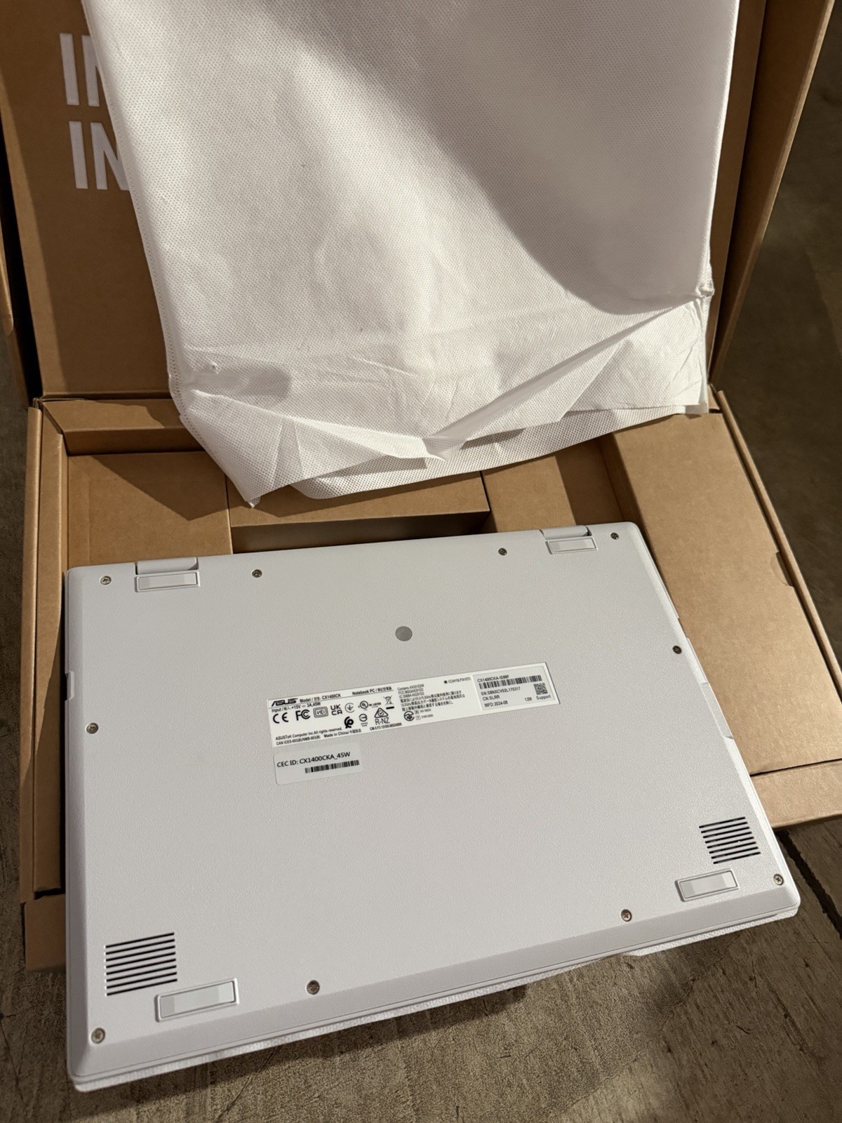Asus Chromebook CX1400CK – Open Box