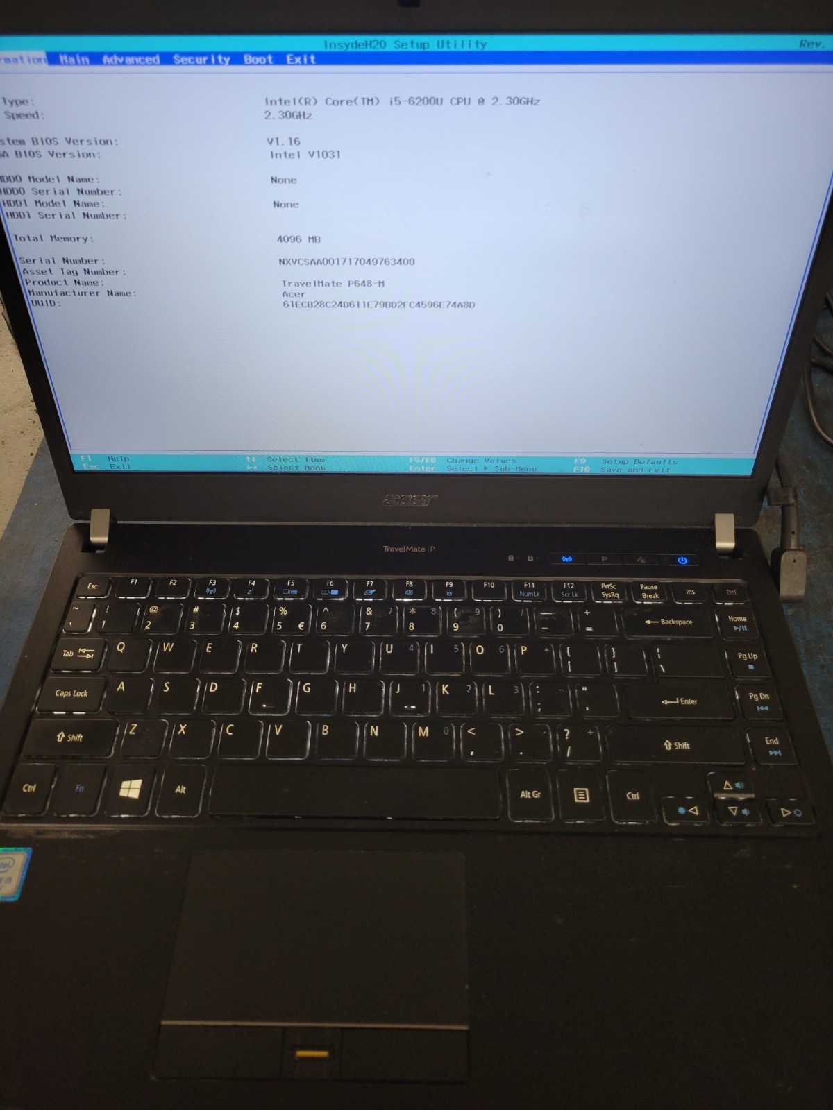 3x Acer TravelMate P648 (N15C5) 14″ i5 core 4-8GB RAM NO HD/OS *BIOS/Read* C714