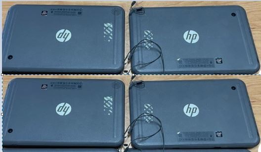 Lot 4 HP Pro Slate 10 EE G1 Tablet 10″ Intel Atom With Chargers