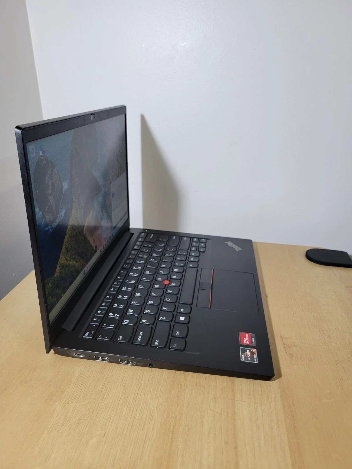 Lenovo ThinkPad E14 Gen 3 Ryzen 7 with Radeon Graphics 14″ 16Gb 256Gb Ssd. Good