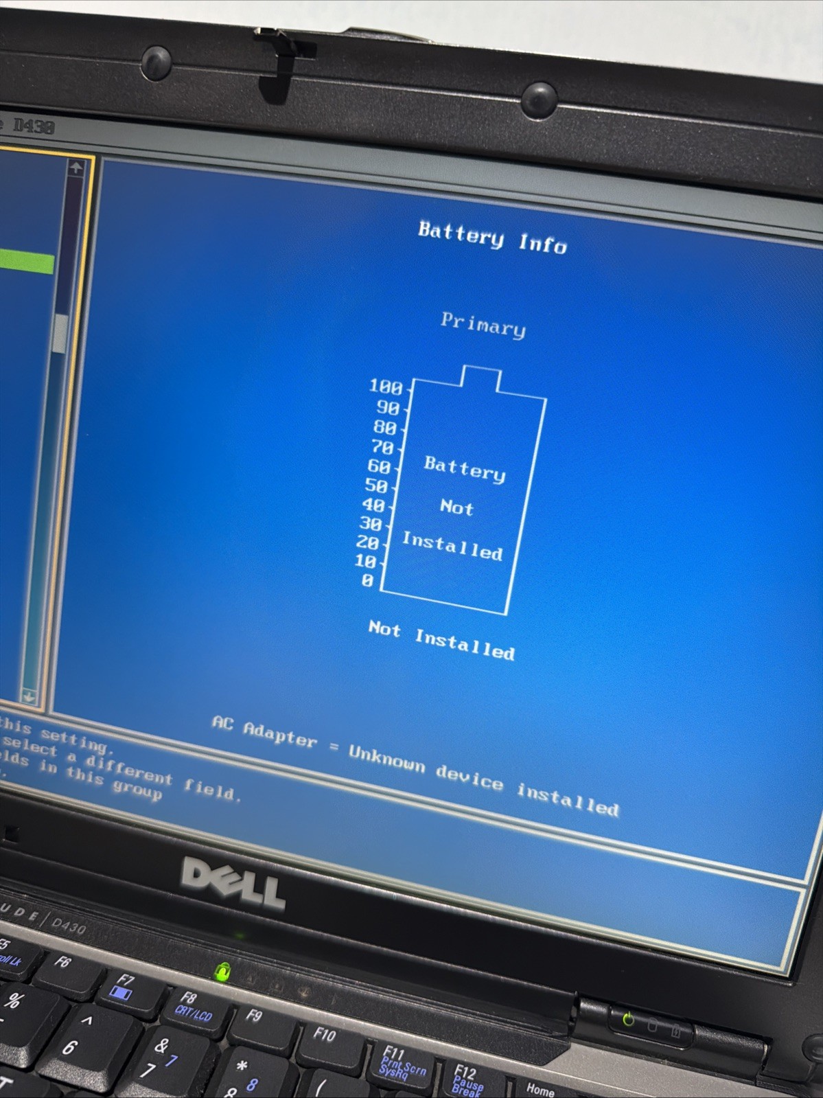 Dell Latitude D430 12″ Laptop Core 2 Duo 2gb Ram No Drives Boots Bios NO P/S