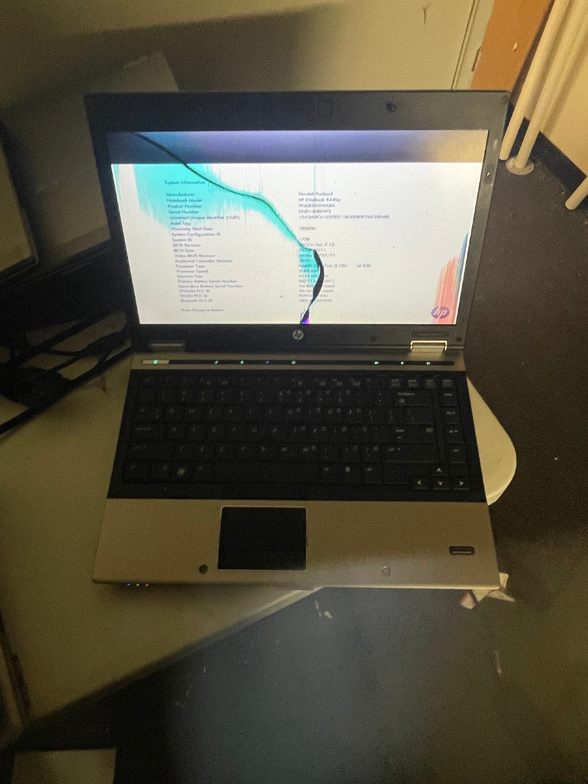 Lot of 6 HP (2) probook 6450B, (1) 6430b[HP-C], (2) Elitebook 6930p, (1) 8440p