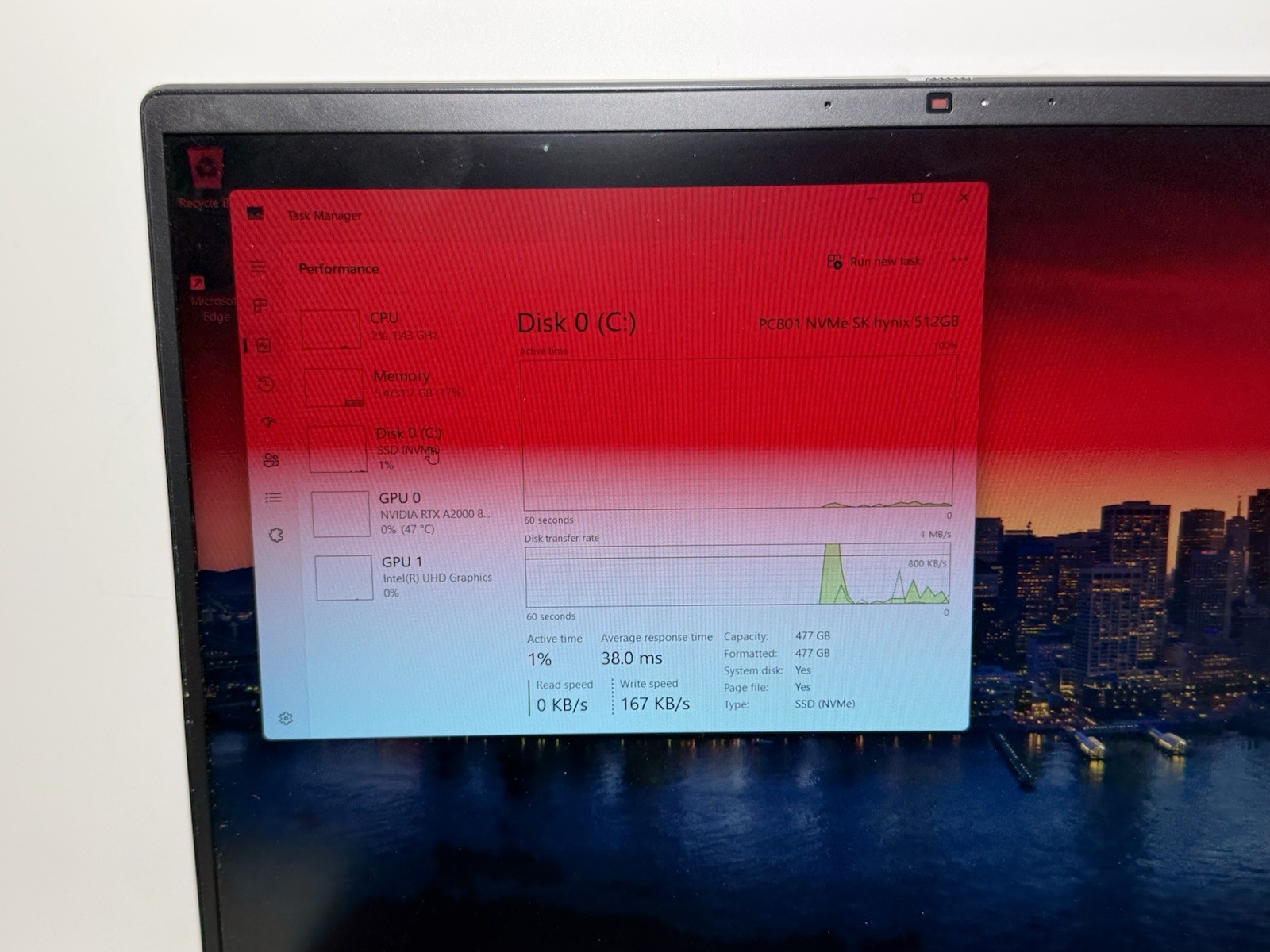Dell Precision 7670 16″ i7-12850HX 32GB 512GB RTX A2000