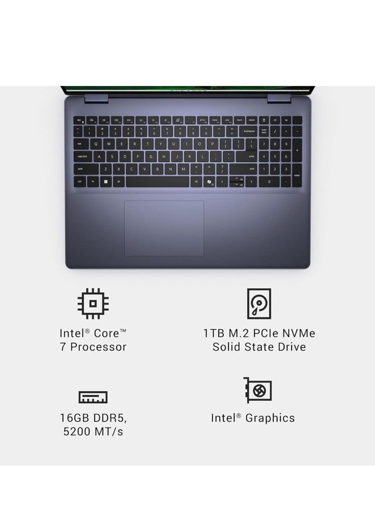 Dell Inspiron 5640 16:10 FHD+ Intel Core 7-150U 16GB 1TB SSD – i5640-7769BLU-PUS