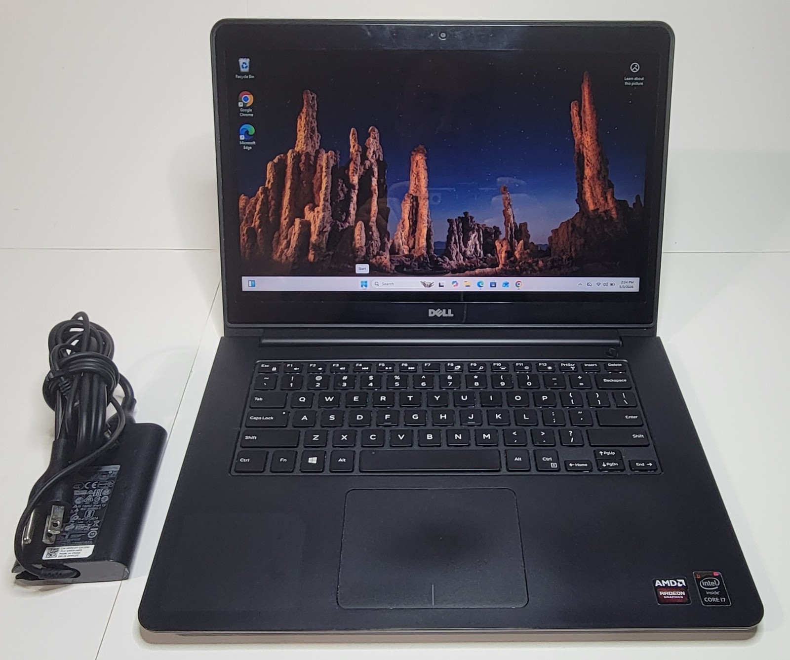 Dell Inspiron 5447 14-5000 Radeon HD 14” Touch i7 8GB 512GB SSD Win11 Pro Laptop