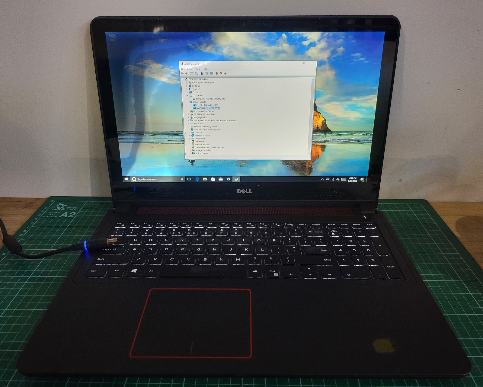 Dell Inspiron 15-7557 15.6″ Gaming Laptop i7-4720HQ 8GB GTX 960M WORKING