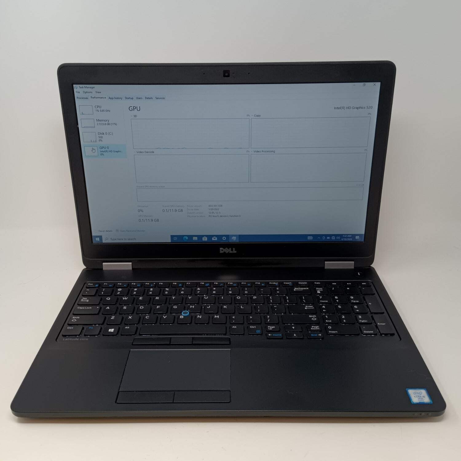 Dell Latitude E5570 15.6″ i5 6300U 2.4GHz 24GB RAM 180GB SSD